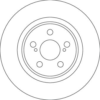 Jeu de 2 disques de frein avant TRW OEM 43512K0040 Jeu de 2 disques de frein avant TRW OEM 43512K0040