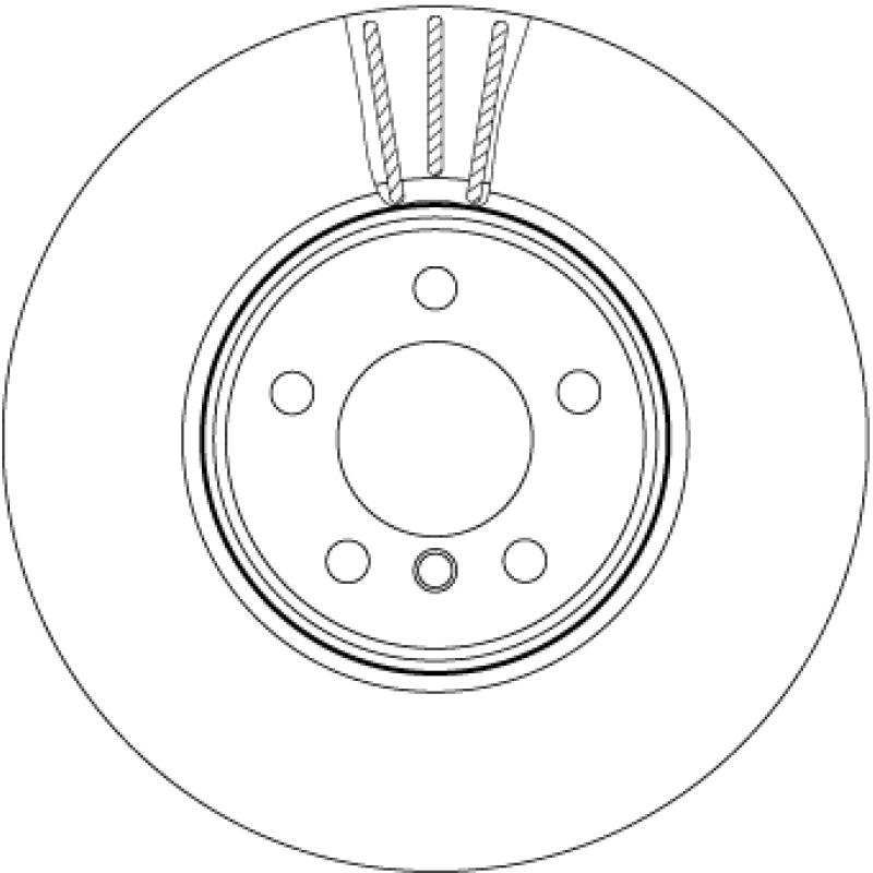Jeu de 2 disques de frein avant TRW DF4867S - Visuel 1