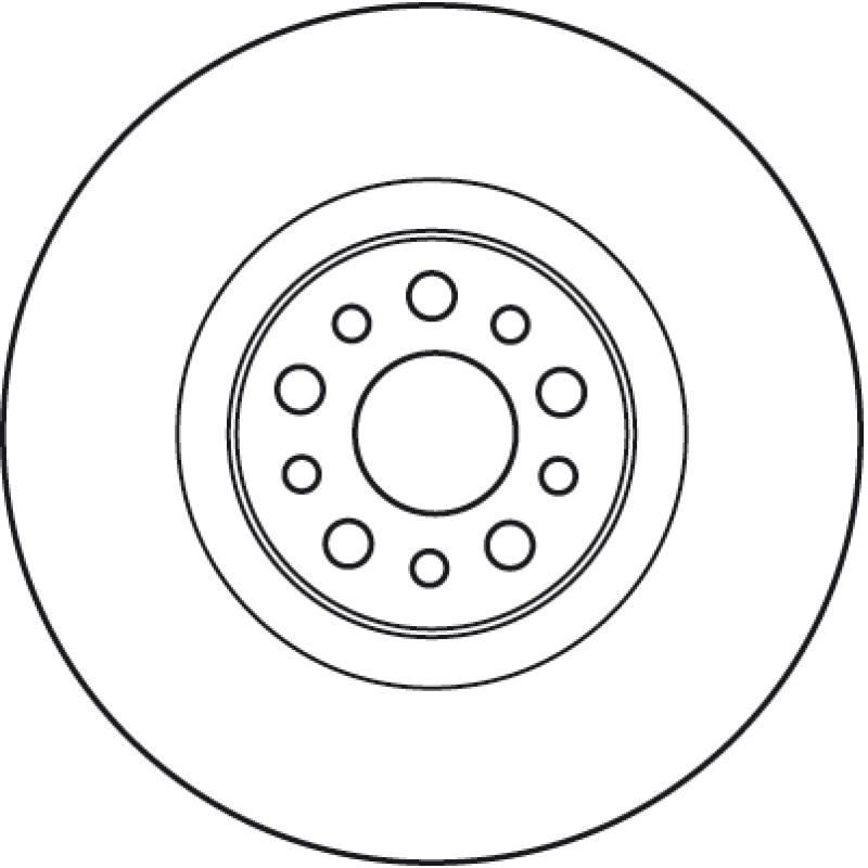 Jeu de 2 disques de frein avant TRW DF4904S - Visuel 1