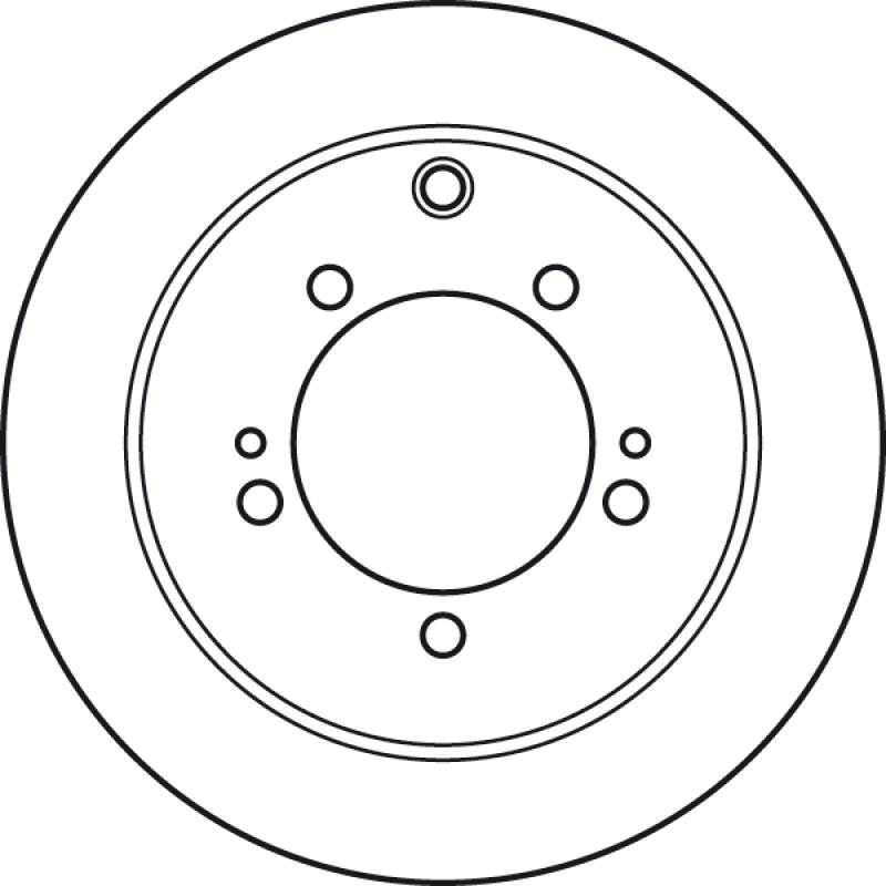 Jeu de 2 disques de frein arrière TRW DF4913 - Visuel 1