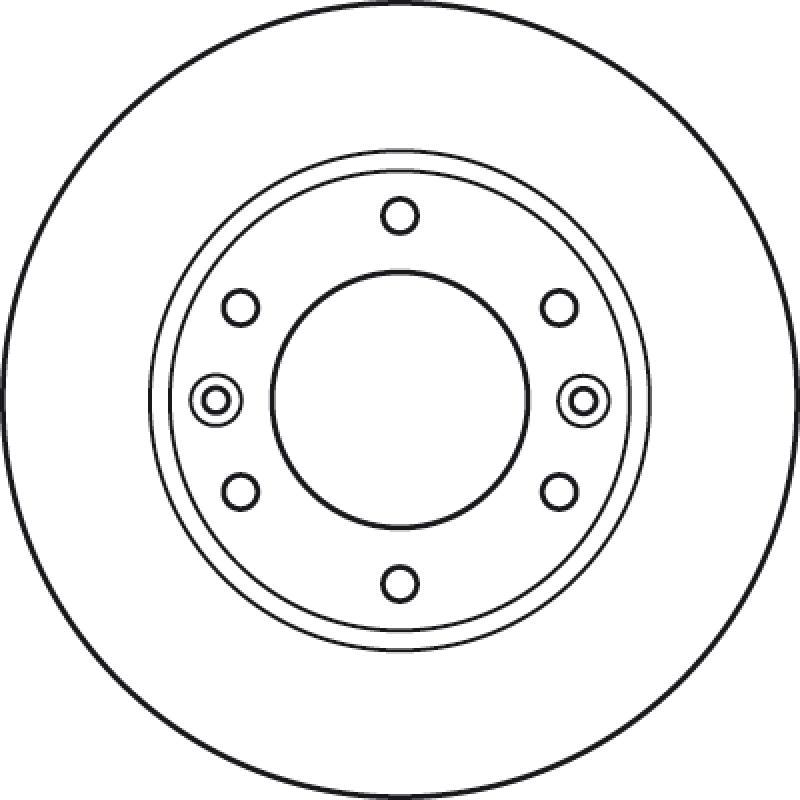 Jeu de 2 disques de frein avant TRW DF4924S - Visuel 1