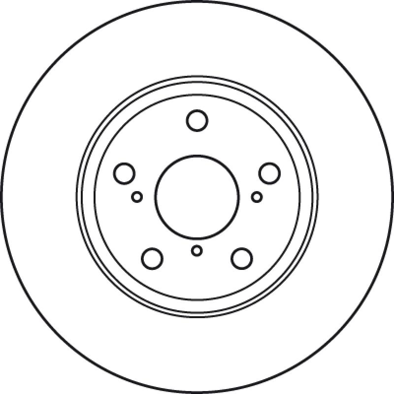 Jeu de 2 disques de frein avant TRW DF4939S - Visuel 1