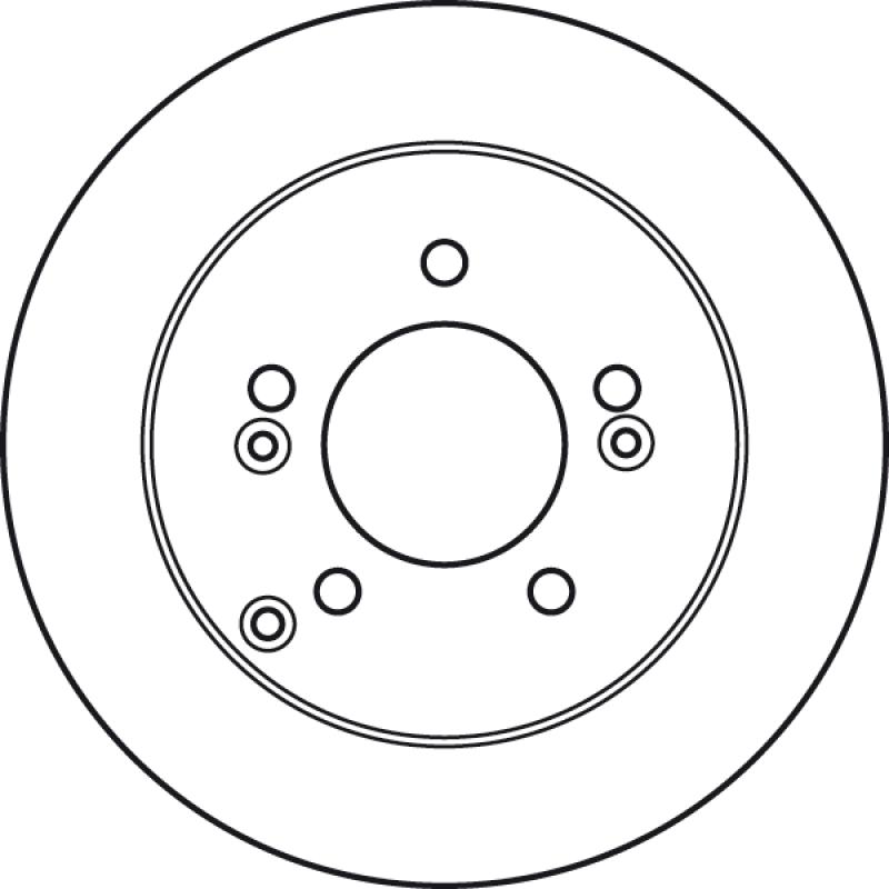 Jeu de 2 disques de frein arrière TRW DF4946 - Visuel 1