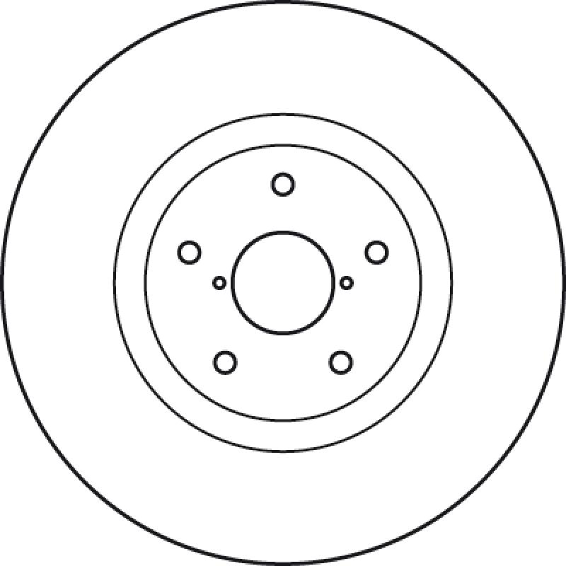 Jeu de 2 disques de frein avant TRW DF4949S - Visuel 1