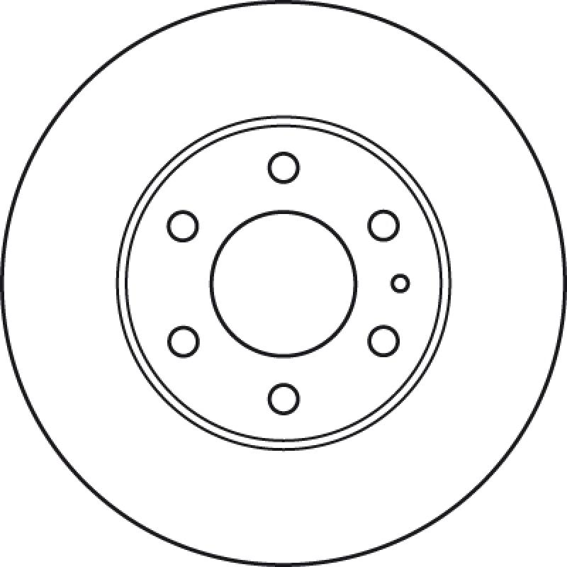 Jeu de 2 disques de frein avant TRW DF4987S - Visuel 1