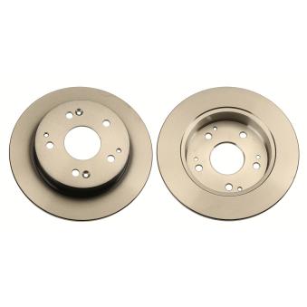 Jeu de 2 disques de frein arrière TRW DF6026 pour SEAT MARBELLA 1.6 i - 110cv