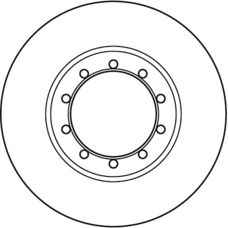 Jeu de 2 disques de frein arrière TRW DF6049 - Visuel 1