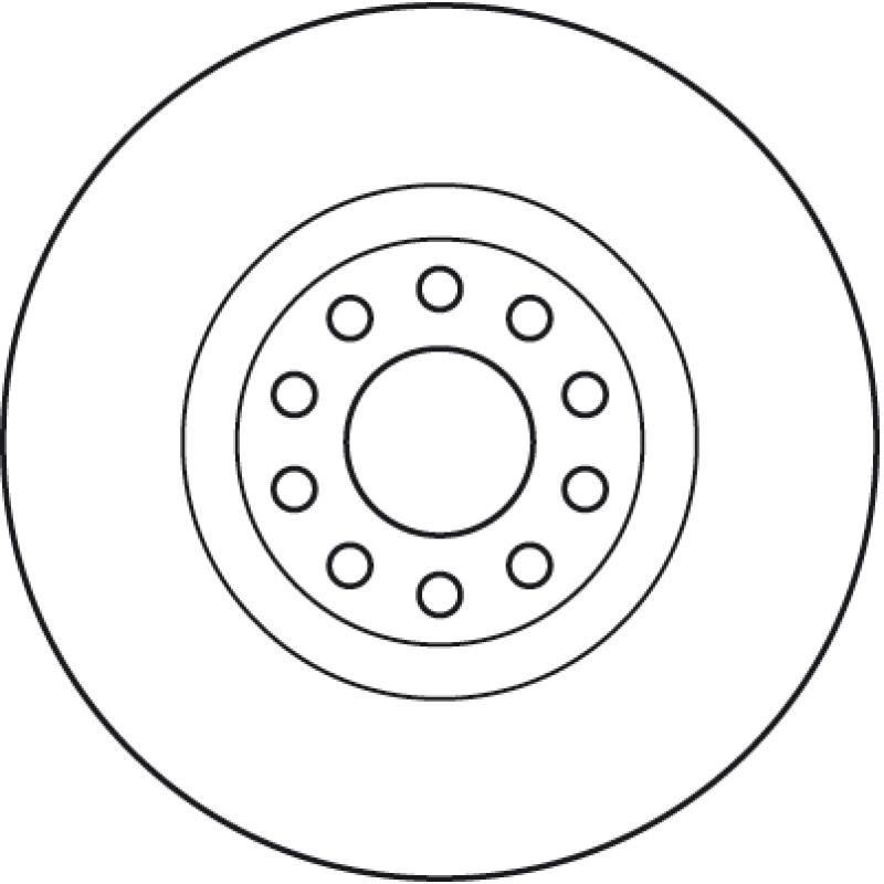Jeu de 2 disques de frein avant TRW DF6060S - Visuel 1