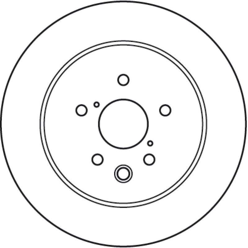 Jeu de 2 disques de frein arrière TRW DF6063 - Visuel 1