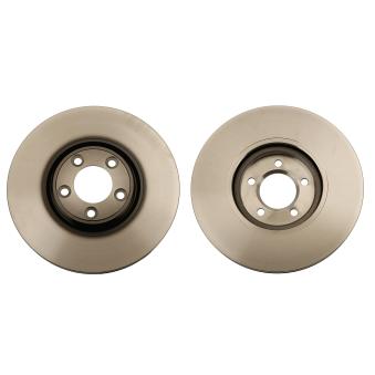 Jeu de 2 disques de frein avant TRW DF6073S pour JAGUAR XJ V6 3.0 - 238cv
