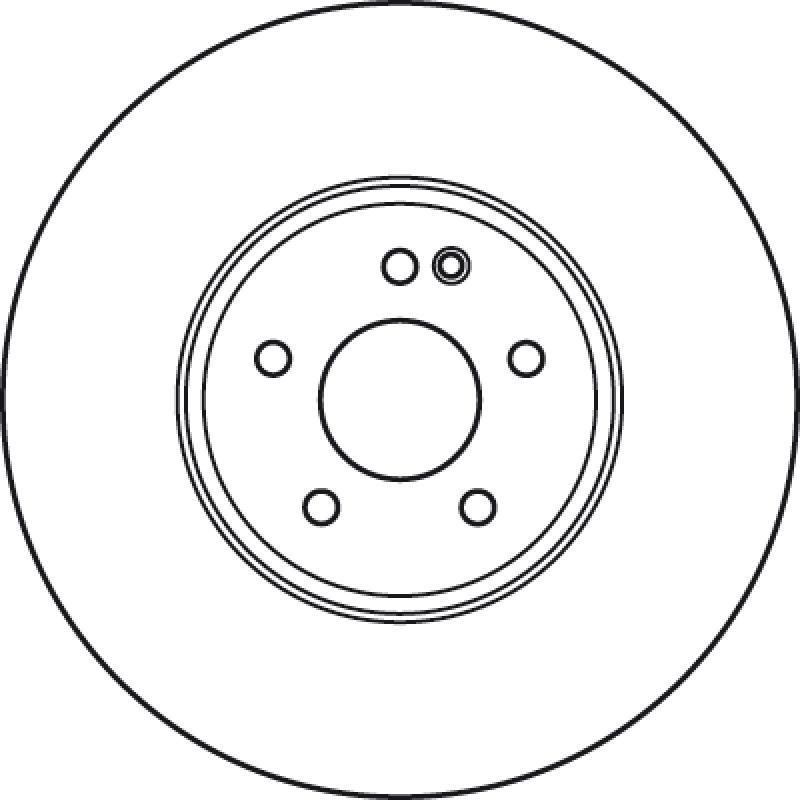 Jeu de 2 disques de frein avant TRW DF6074S - Visuel 1