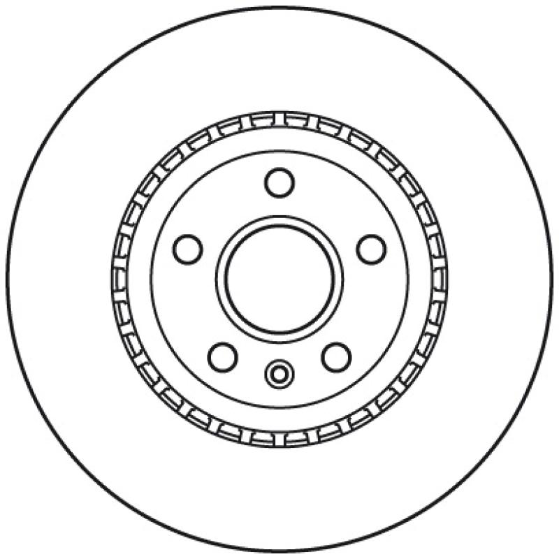 Jeu de 2 disques de frein avant TRW DF6113S - Visuel 1