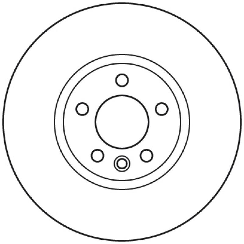 Jeu de 2 disques de frein avant TRW DF6124S - Visuel 1