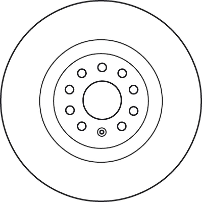 Jeu de 2 disques de frein avant TRW DF6133S - Visuel 1