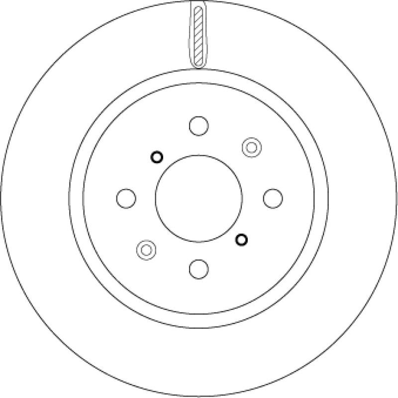 Jeu de 2 disques de frein avant TRW DF6135 - Visuel 1