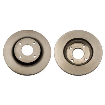 Jeu de 2 disques de frein avant TRW DF6142 pour CITROEN C4 X 1.6 16V - 110cv