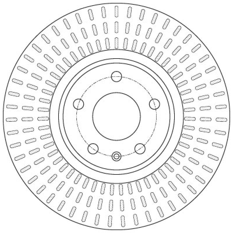 Jeu de 2 disques de frein avant TRW DF6148 - Visuel 1