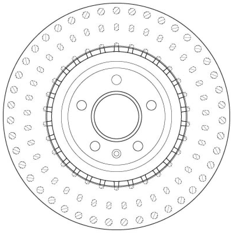 Jeu de 2 disques de frein avant TRW DF6149S - Visuel 1