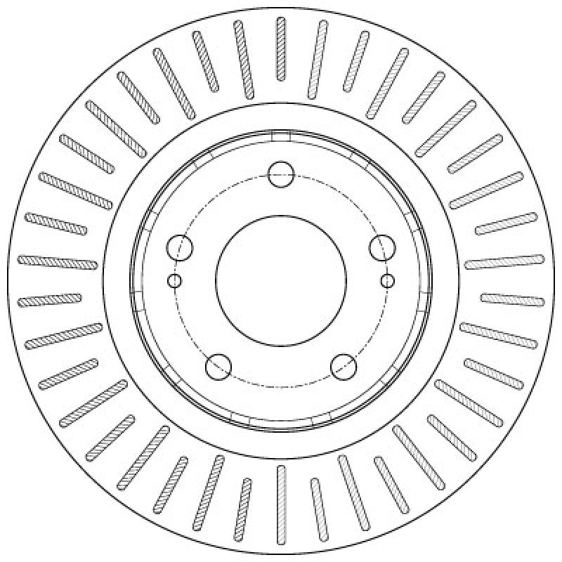 Jeu de 2 disques de frein avant TRW DF6174 - Visuel 1