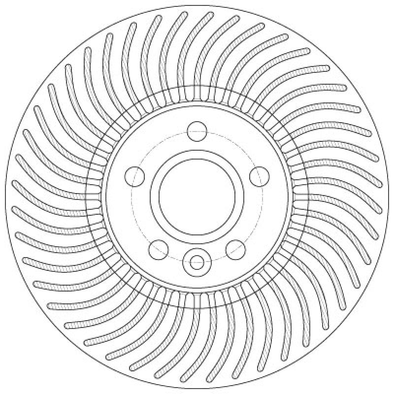 Jeu de 2 disques de frein avant TRW DF6185S - Visuel 1