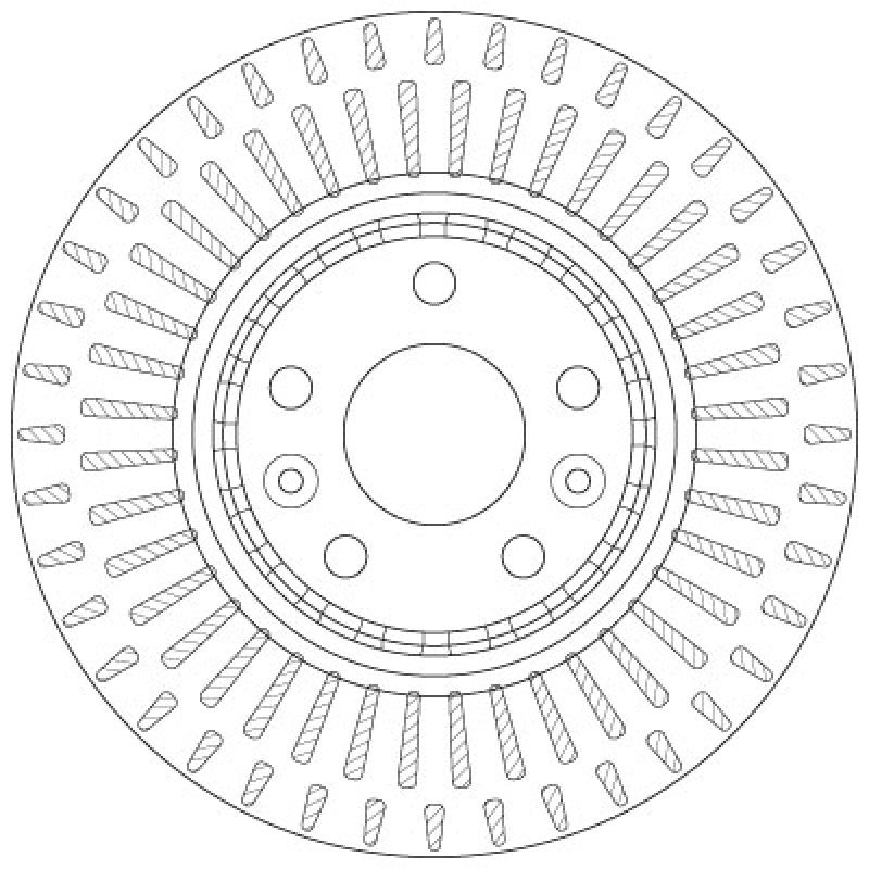 Jeu de 2 disques de frein avant TRW DF6208S - Visuel 1