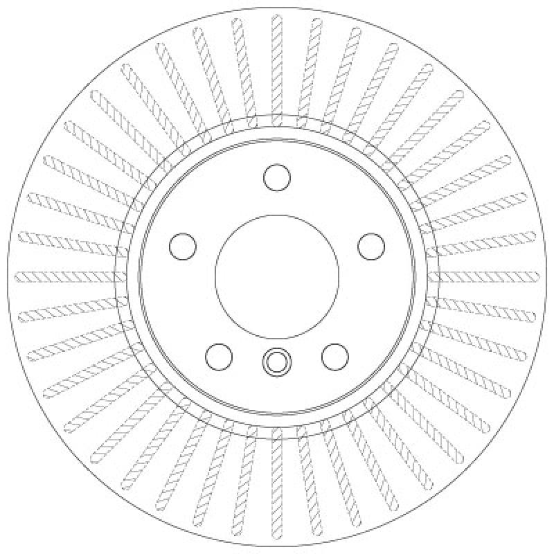 Jeu de 2 disques de frein avant TRW DF6220S - Visuel 1