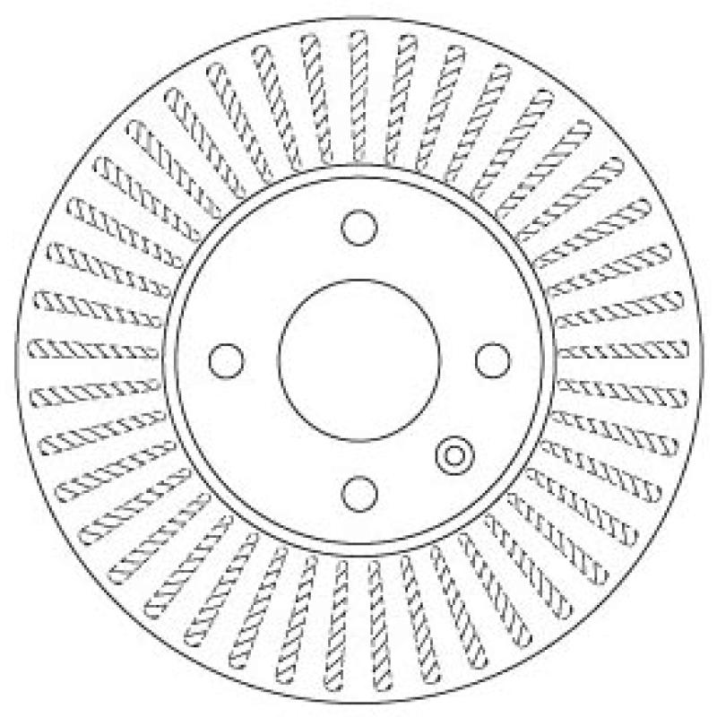 Jeu de 2 disques de frein avant TRW DF6254 - Visuel 1