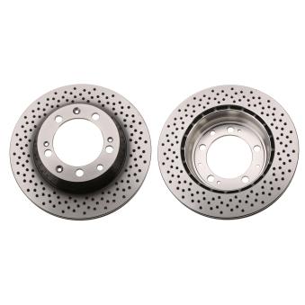 Jeu de 2 disques de frein arrière TRW [DF6281]