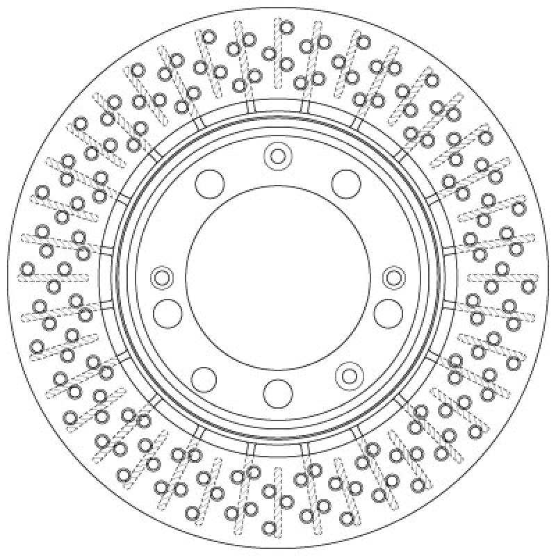 Jeu de 2 disques de frein arrière TRW DF6281 - Visuel 1