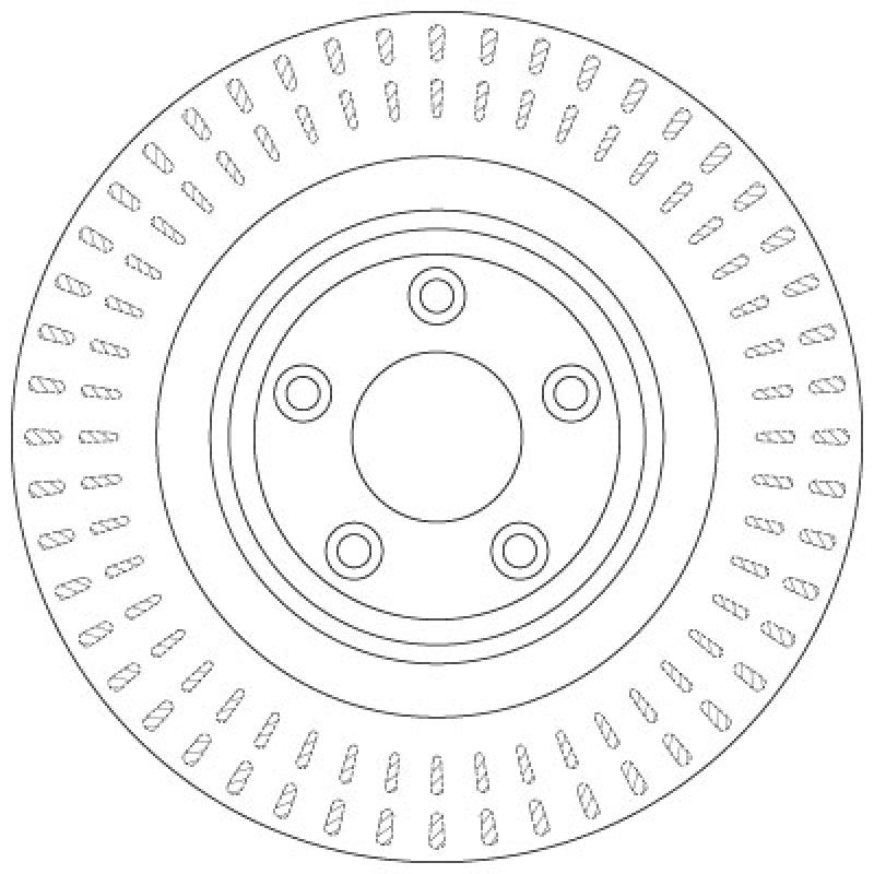 Jeu de 2 disques de frein arrière TRW DF6295 - Visuel 1
