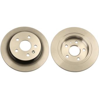 Jeu de 2 disques de frein arrière TRW DF6312 pour PORSCHE PANAMERA 2.0 CDTI - 110cv