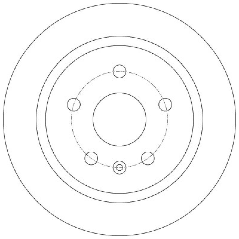 Jeu de 2 disques de frein arrière TRW DF6312 - Visuel 1