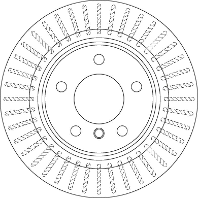 Jeu de 2 disques de frein arrière TRW DF6313 - Visuel 1