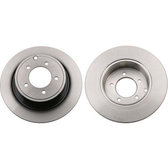 Jeu de 2 disques de frein arrière TRW DF6326 pour FORD TRANSIT 2.4 - 170cv
