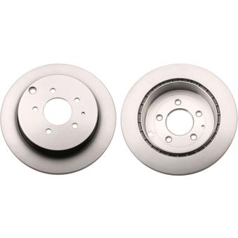 Jeu de 2 disques de frein arrière TRW DF6385 pour MAZDA CX-7 2.3 MZR DISI Turbo - 260cv
