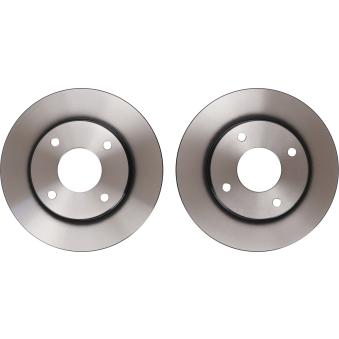 Jeu de 2 disques de frein avant TRW DF6417 pour NISSAN NV200 1.5 DCI - 110cv