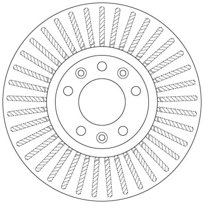Jeu de 2 disques de frein avant TRW DF6419 - Visuel 1