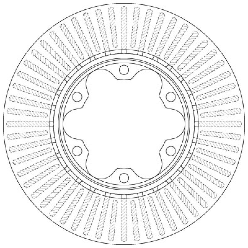 Jeu de 2 disques de frein avant TRW DF6481 - Visuel 1