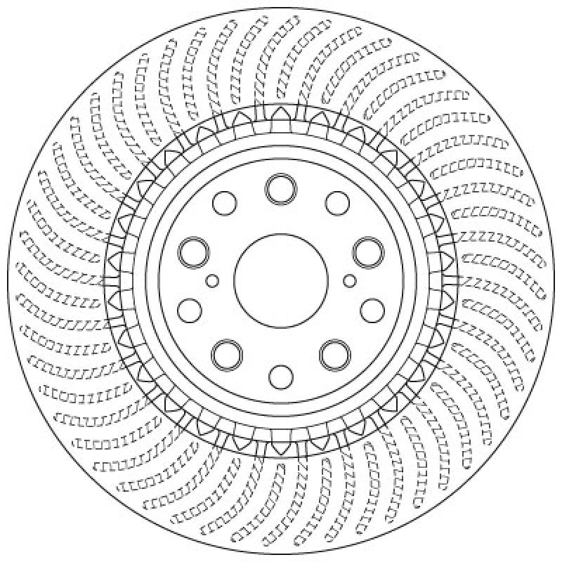 Disque de frein avant droit TRW DF6488S - Visuel 1