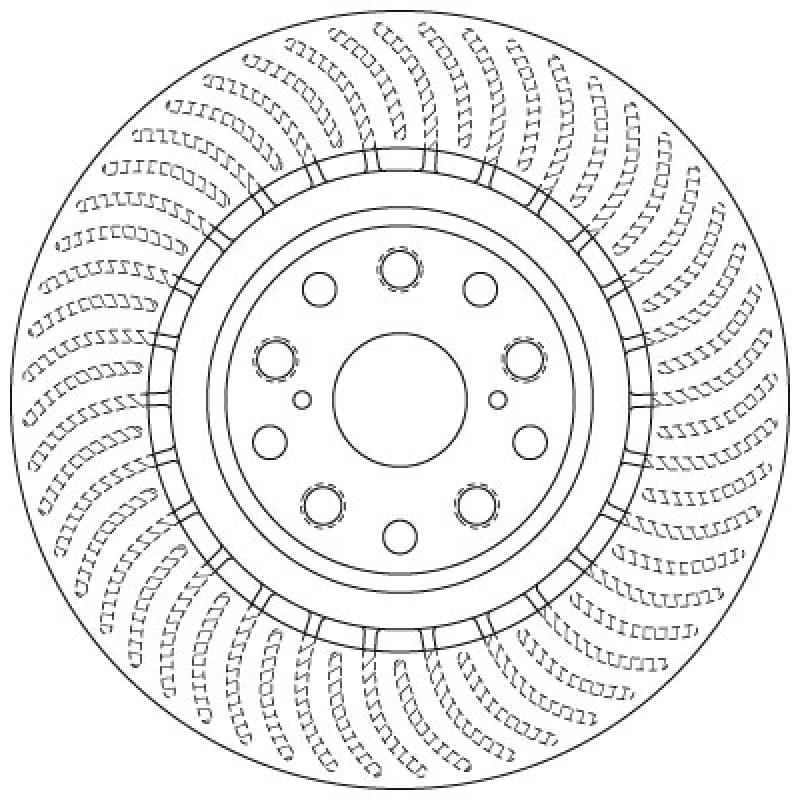 Disque de frein avant gauche TRW DF6489S - Visuel 1