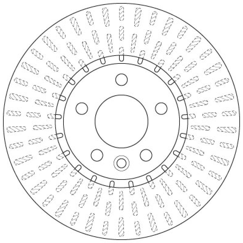 Jeu de 2 disques de frein avant TRW DF6499S - Visuel 1