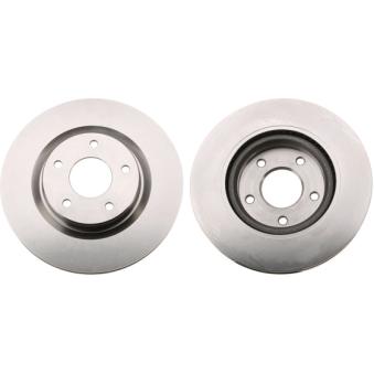 Jeu de 2 disques de frein avant TRW DF6533 pour NISSAN X-TRAIL 2.5 - 161cv