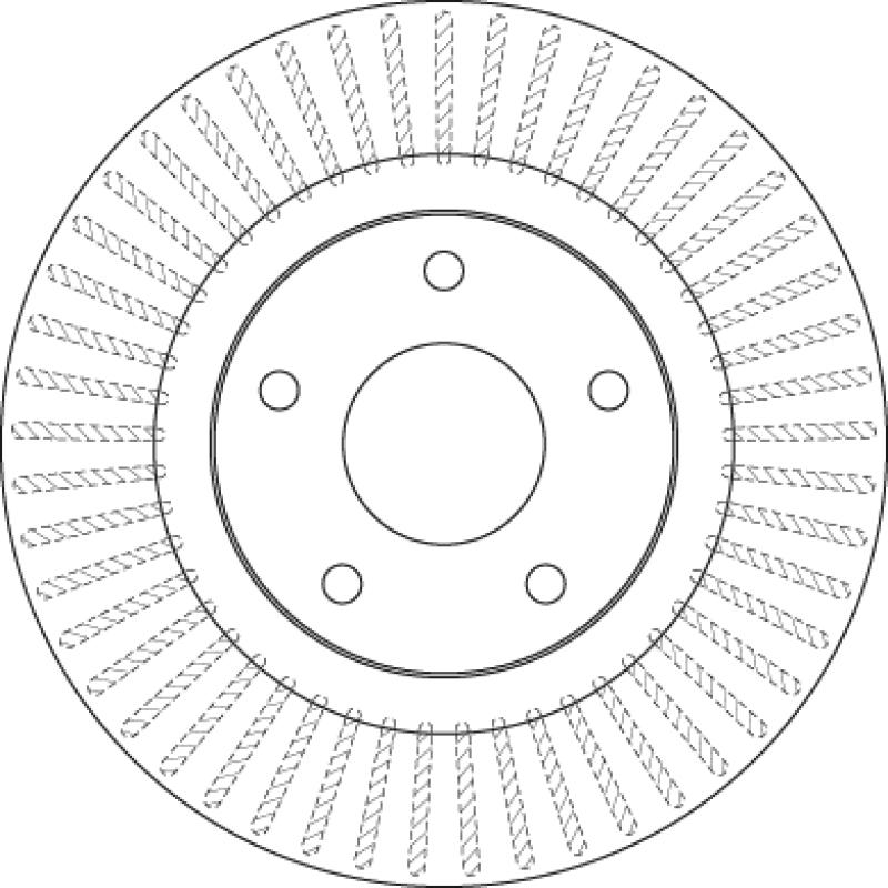 Jeu de 2 disques de frein avant TRW DF6533 - Visuel 1