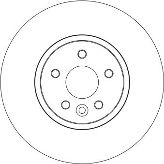Jeu de 2 disques de frein arrière TRW OEM GX731125AB