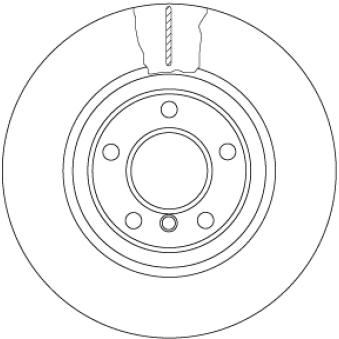 Jeu de 2 disques de frein avant TRW OEM 34116794429
