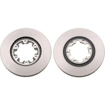 Jeu de 2 disques de frein avant TRW DF6630