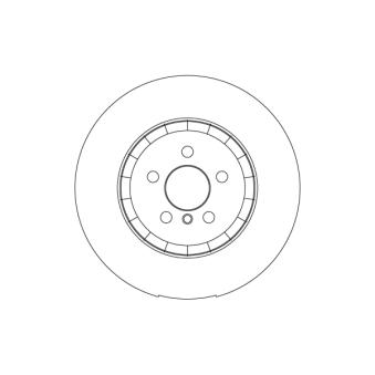 Jeu de 2 disques de frein avant TRW DF6636S pour BMW Série 3 330 e Plug-in-Hybrid xDrive - 292cv