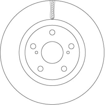 Jeu de 2 disques de frein avant TRW OEM 4351206090 Jeu de 2 disques de frein avant TRW OEM 4351206090