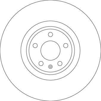 Jeu de 2 disques de frein avant TRW DF6729S pour AUDI Q7 3.0 TDI quattro - 218cv