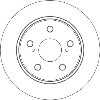 Jeu de 2 disques de frein arrière TRW [DF6732]